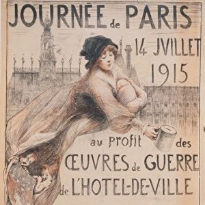 Journee de Paris. 14 Juillet 1915 au profit des oeuvres de g