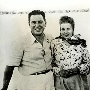 Juan Domingo Peron and Eva Duarte de Peron