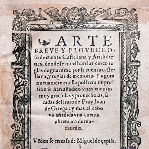 Juan de Ortega (1480-1568). Manuscript