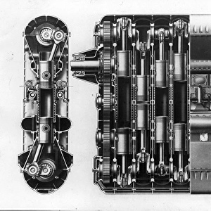 Junkers Jumo 204 CI 6-cyl vertically opposed piston engine