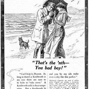 Kenilworth cigarettes advertisement, WW1