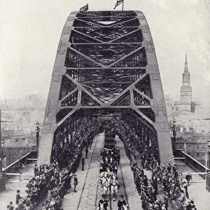 King George V opens the Tyne Bridge, Newcastle-upon-Tyne