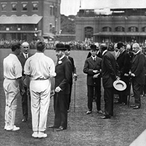 King George V & Prince of Wales at Lords cricket ground