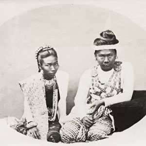 King Thibaw Min and Queen Supayalat of Burma, 1880 s