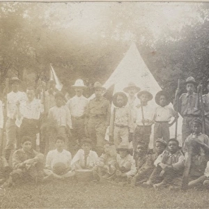 Kingston scouts camping, Jamaica