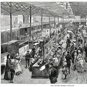 Kirkgate, covered market 1885