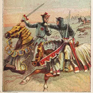 Knights at Crecy Battle