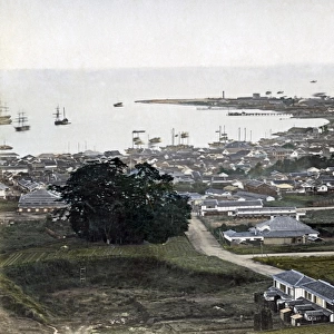 Kobe, Japan, circa 1880s