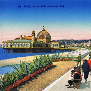 La Jetee on the Promenade at Nice, France, 1920s