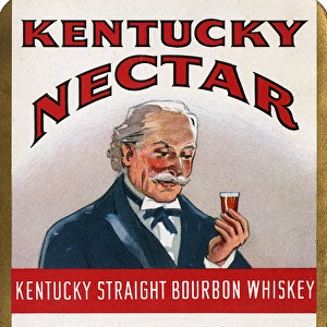 Label for Kentucky Nectar, Kentucky Straight Bourbon Whiskey