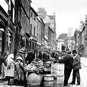 Lancaster Market Day early 1900s