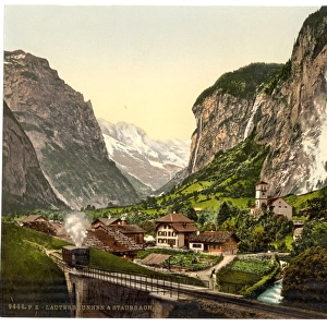 Lauterbrunnen Valley, Staubbach and Jungfrau, Bernese Oberla