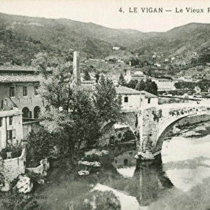 Le Vigan, France - The Old Bridge