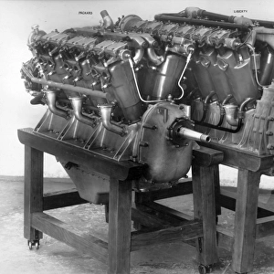 From left: Packard and Liberty engines