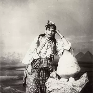 Levantine woman from Egypt, Zangaki studio