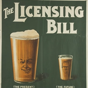Licensing Bill poster 1908