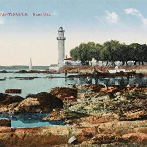 Lighthouse at Fenerbahce, Constantinople