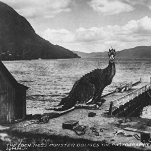The Loch Ness Monster in Invermoriston