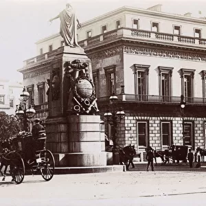 London - Crimean War Memorial and the Athenaeum Club