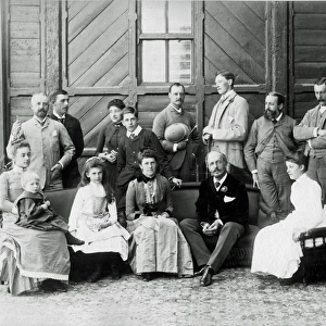 Lord and Lady Dufferin, family and staff, India