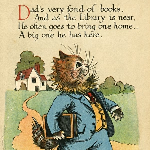 Louis Wain, Daddy Cat - library book