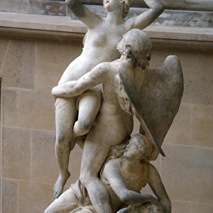 Louvre Museum. French sculpture. Paris. France