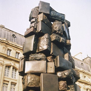 Luggage Sculpture Paris