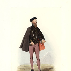 Male costume of the reign of Henry VIII