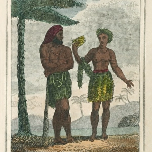 Man and Woman from Isle of Tanna, New Hebrides
