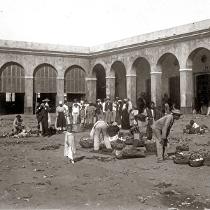 The market, San Juan, Puerto Rico, circa 1900