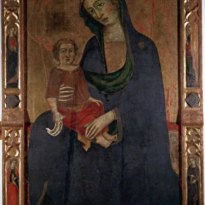 Master Alaro (14th century). Madonna with child