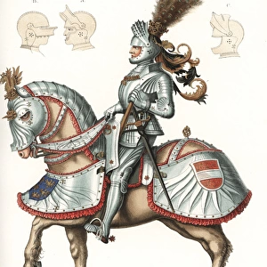 Maximilian I, Holy Roman Emperor, in suit of armor