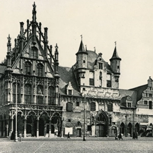 Mechelen, Belgium - Town Hall and Ancient Cloth Hall