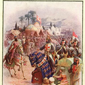 Meeting of King Richard the Lionheart with Saladin