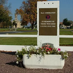Memorial to No. 6 Commando, Amfreville, Normandy