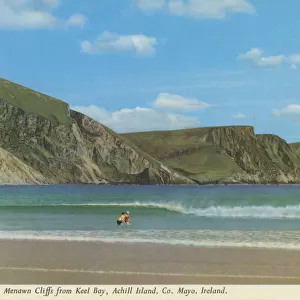 Menawn Cliff from Keel Bay, Achill Island, Co Mayo, Ireland
