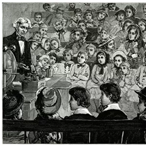Michael Faraday, lecturing children