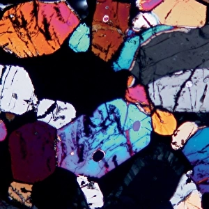 Microscope image of the Lodran meteorite