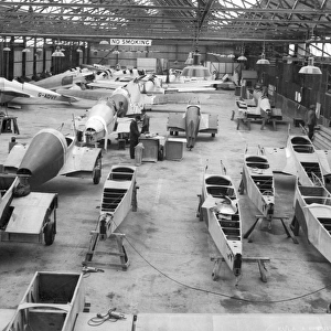 Miles construction Phillips and Powys fuselage shop 1935