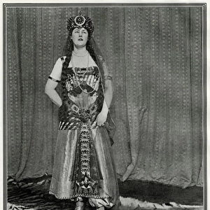 Mrs Leopold Albu in fancy dress costume, Cleopatra
