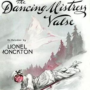 Music cover, The Dancing Mistress Valse