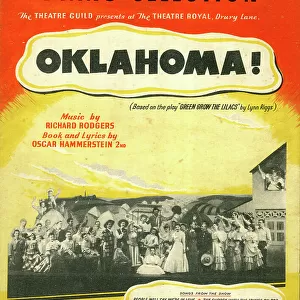 Music cover, Oklahoma! by Rodgers and Hammerstein