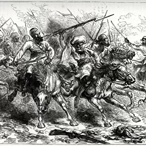 Mutineers advancing on Delhi, 10 May 1857, Indian Mutiny Date: 1857