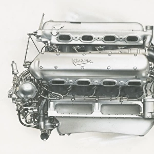 Napier Lion Series II engine, E67