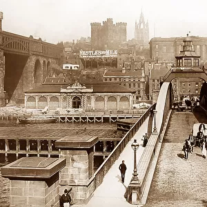 Newcastle-upon-Tyne Swing Bridge Victorian period