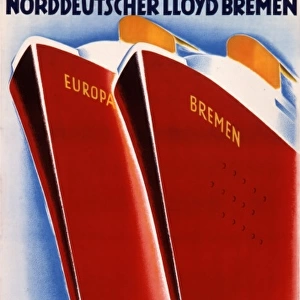 Norddeutscher Lloyd poster