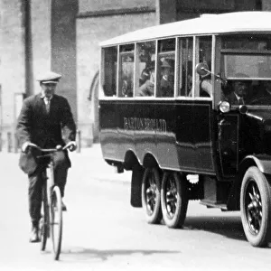 Nottingham Barton's Bus to Sawley early 1900s