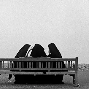 Nuns on a bench at Deal, Kent