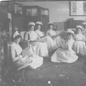 Nurses in sitting room, St Thomas?s Hospital