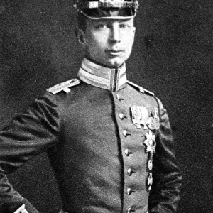 Officer of the Prussian Guards in field uniform